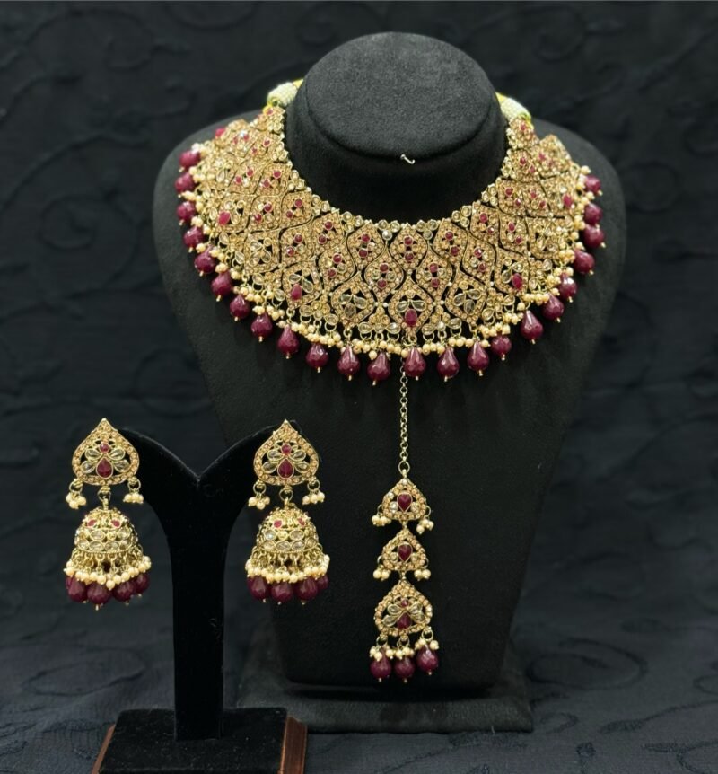 Elegant bridal Necklace set - Image 2