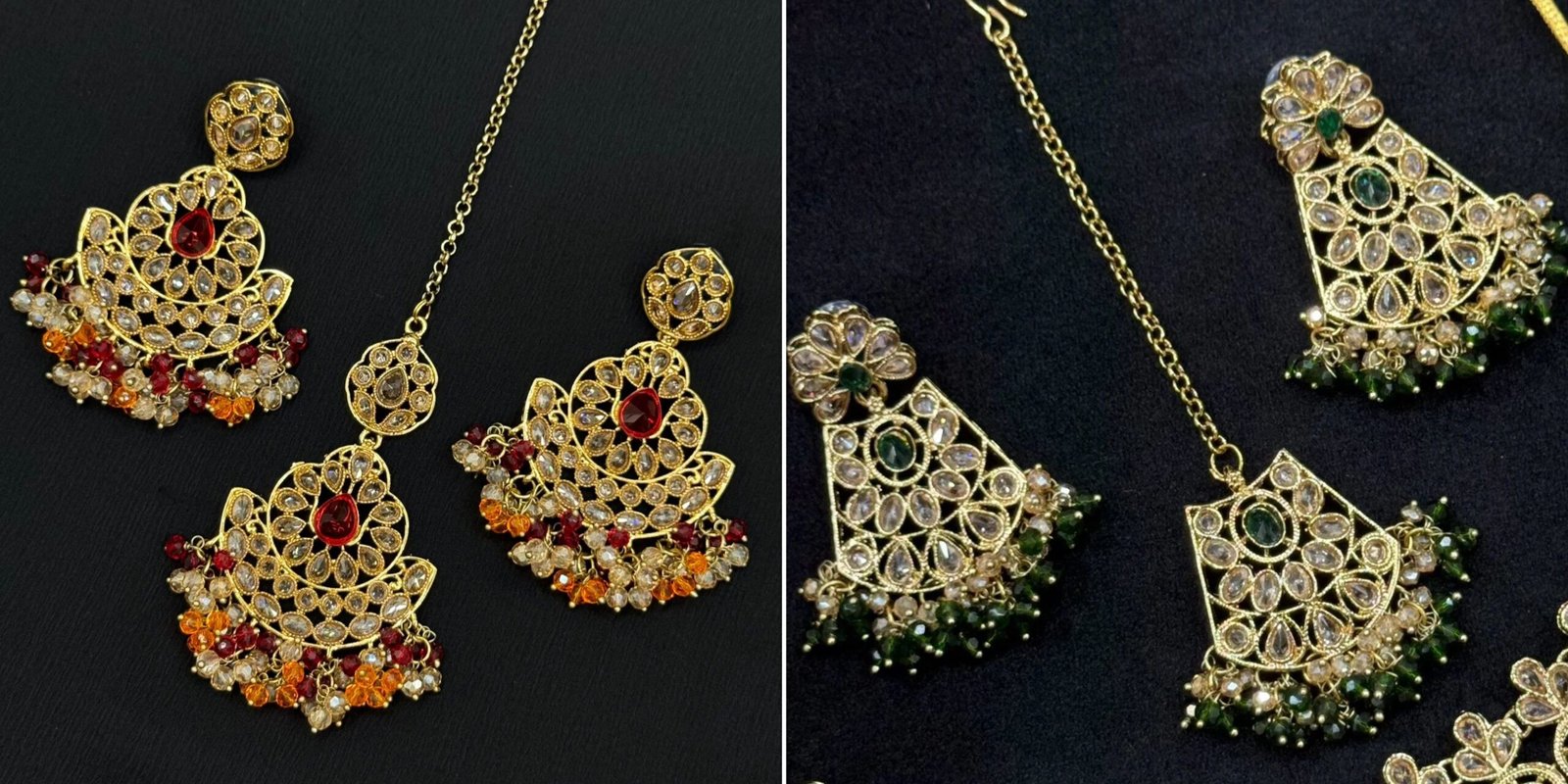 Which Earrings and Tikka Sets Look Best with Bridal Hairstyles?